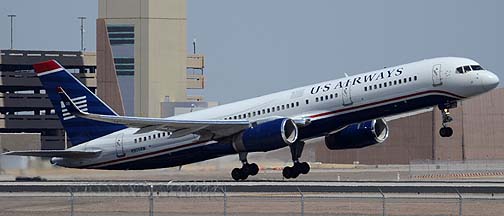 US Airways 757-2G7 N909AW, Phoenix Sky Harbor, August 7, 2012